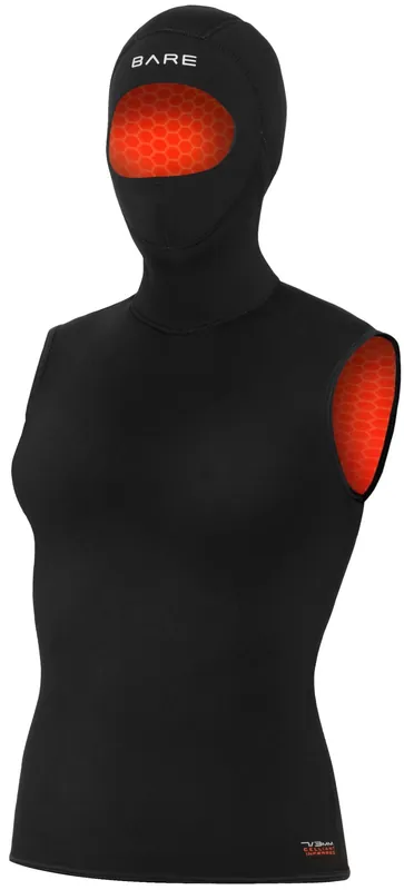 Saisonangebot Bare 5/3MM Ultrawarme Kapuzen Weste Damen