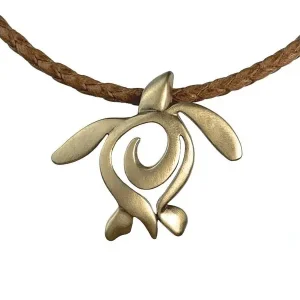 Markenprodukt Big Blue by Roland St John Bronze Pendants - "Ocean Traveler" Turtle