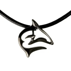 Big Blue by Roland St John Hematite Pendants - "Frenzy" Shark Nur Heute