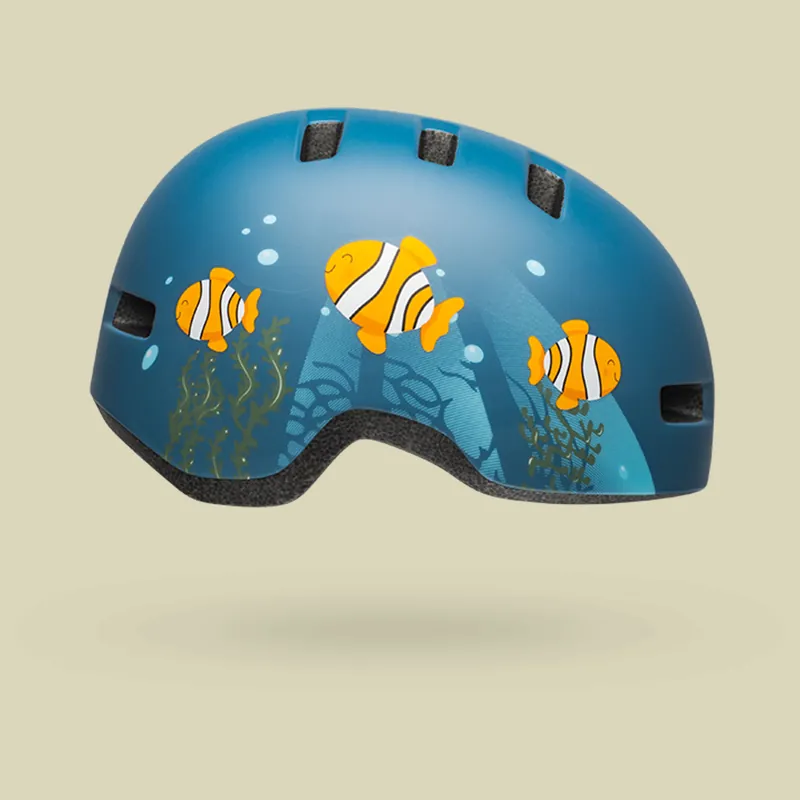 Bell Lil Ripper Kopfumfang S 47-54 cm Farbe mat grey/blue fish Finale Aktion