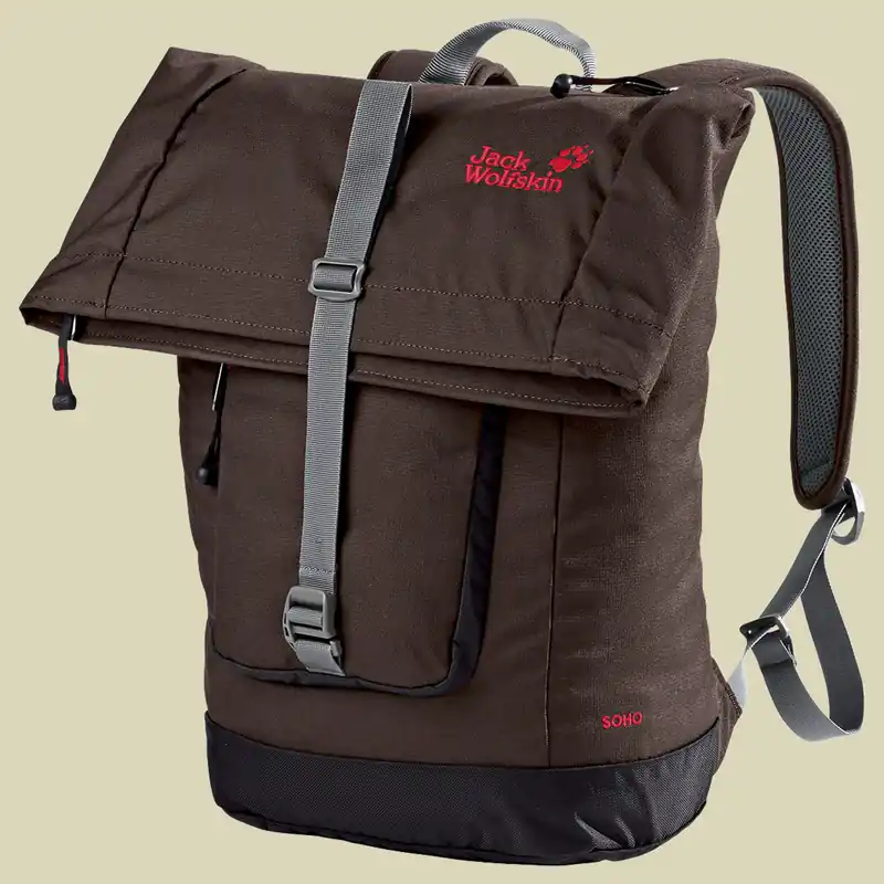 Geprüft Jack Wolfskin Soho Volumen 22 L + 10 L Farbe truffle brown