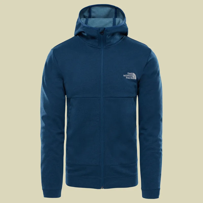 Billig The North Face Tech FZ Hoodie Men Größe S Farbe blue wing teal