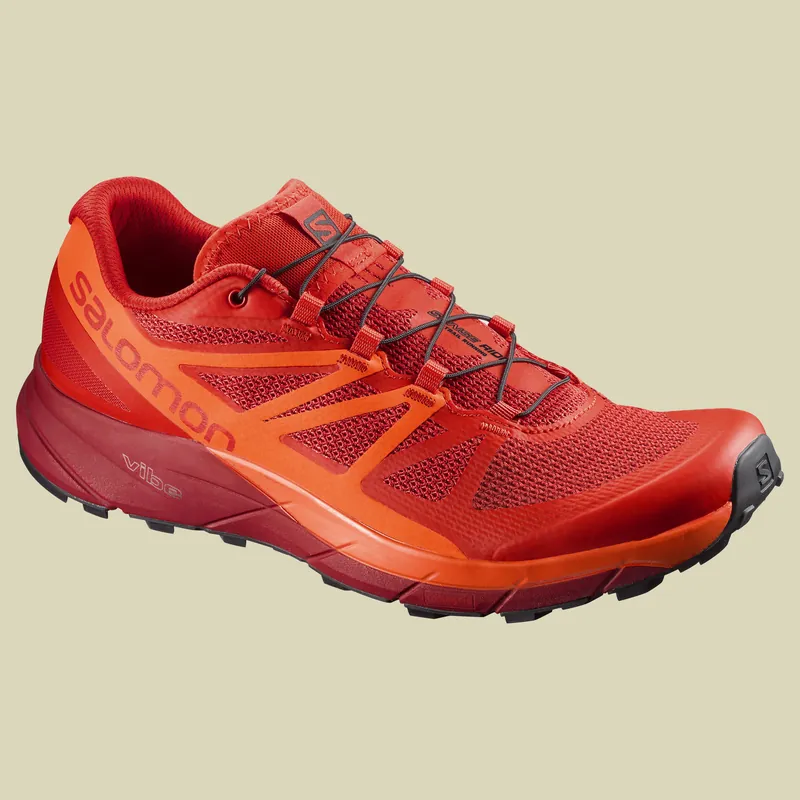 Günstig Salomon Sense Ride Men Größe UK 7,5 Farbe fiery red/scarlet ibis/red dahlia