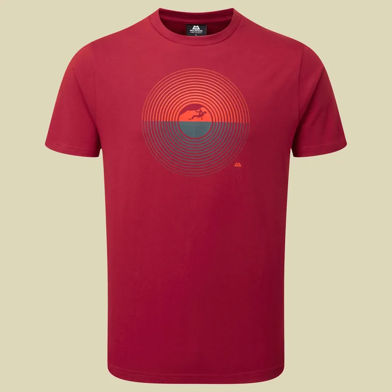 Ausverkauf Mountain Equipment Prism Tee Men Größe S Farbe henna Me-01259