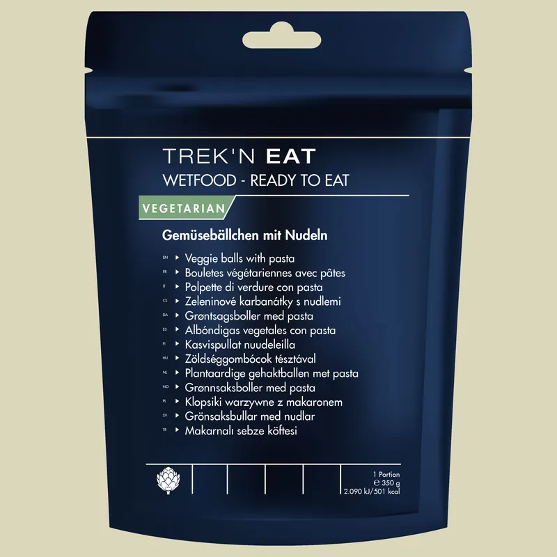 Trek'n Eat Gemüsebällchen mit Nudeln-RTE one size 350g Preis Gesenkt