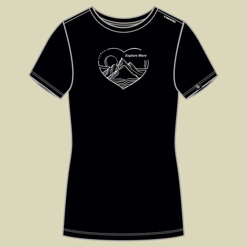 Preiswert Viking Lenta Bamboo Light Women L mehrfarbig - black/white