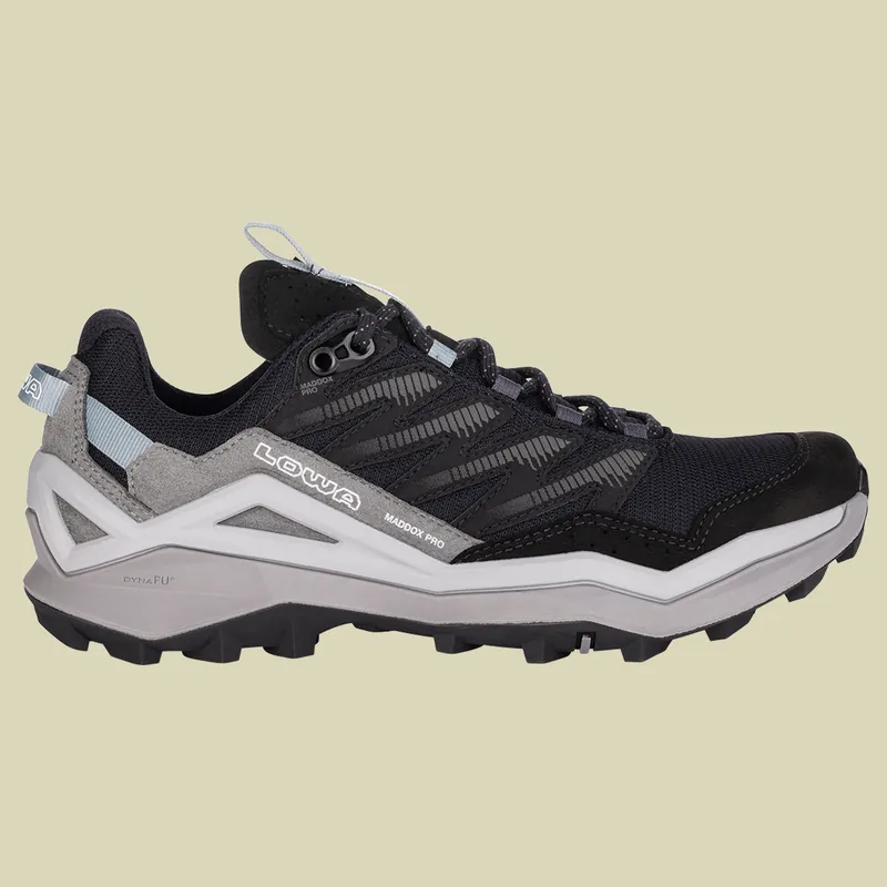 Kracherpreis Lowa Maddox Pro GTX Lo Wide Men UK 9,5 schwarz - schwarz/grau