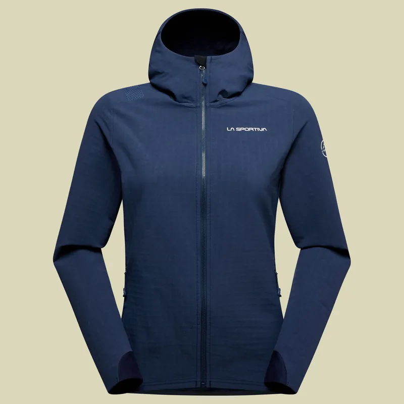 Neue Ware La Sportiva S.p.A. Descender Storm Jacket Women XL blau - Farbe night sky/chalk