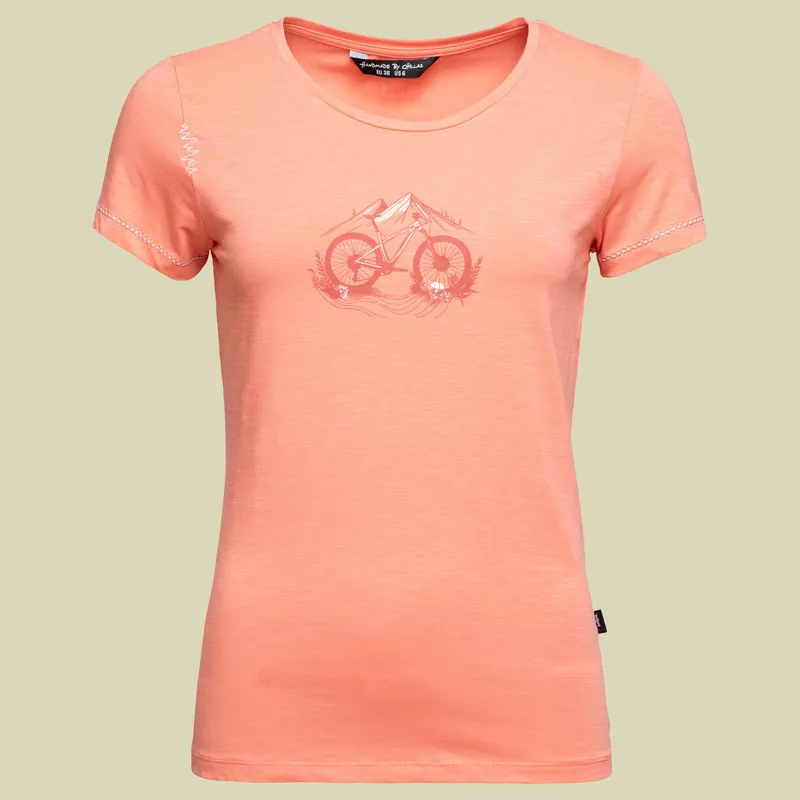 Rabatt Chillaz Gandia Mountainbike Flowers T-Shirt Women 36 orange- coral