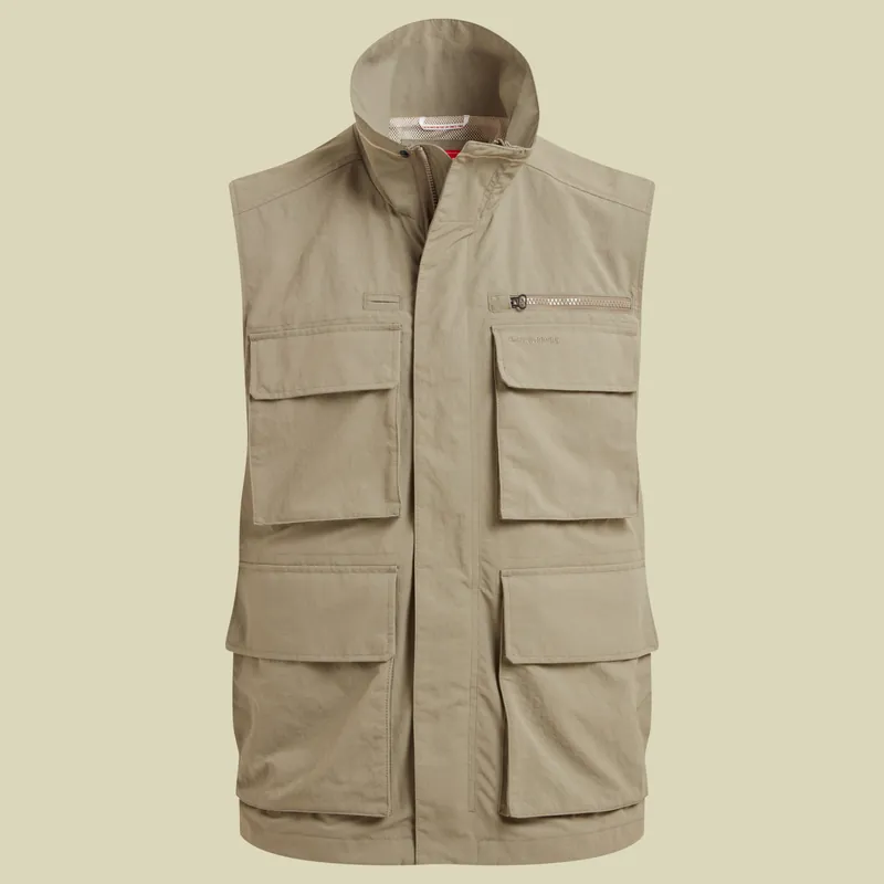 Craghoppers NosiLife Adventure Gilet IV Men XL beige - pepple Sonderaktion