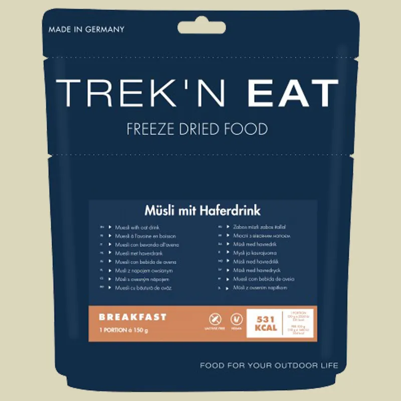 Trek'n Eat Trek'n Eat Müsli mit Haferdrink 150 g Nur Für Kurze Zeit