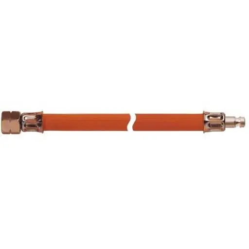 Sonderangebot Gasschlauch kältebeständig - 30cm - G 1/4 LH-ÜM x Stecktülle