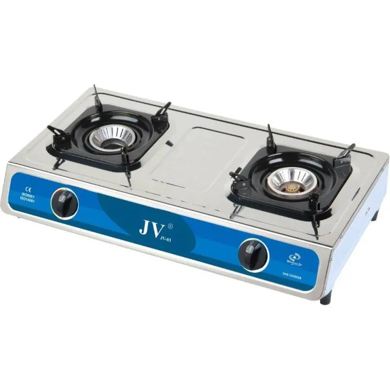 Must-Have Edelstahl Campingkocher Turboflamme 2-flammig